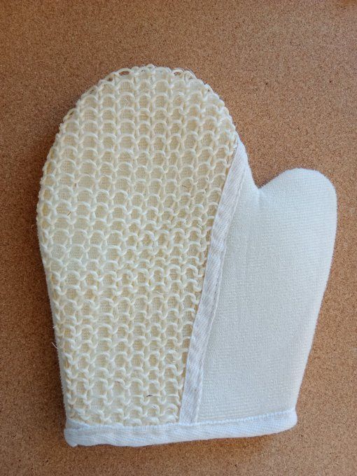 gant de crin exfoliant